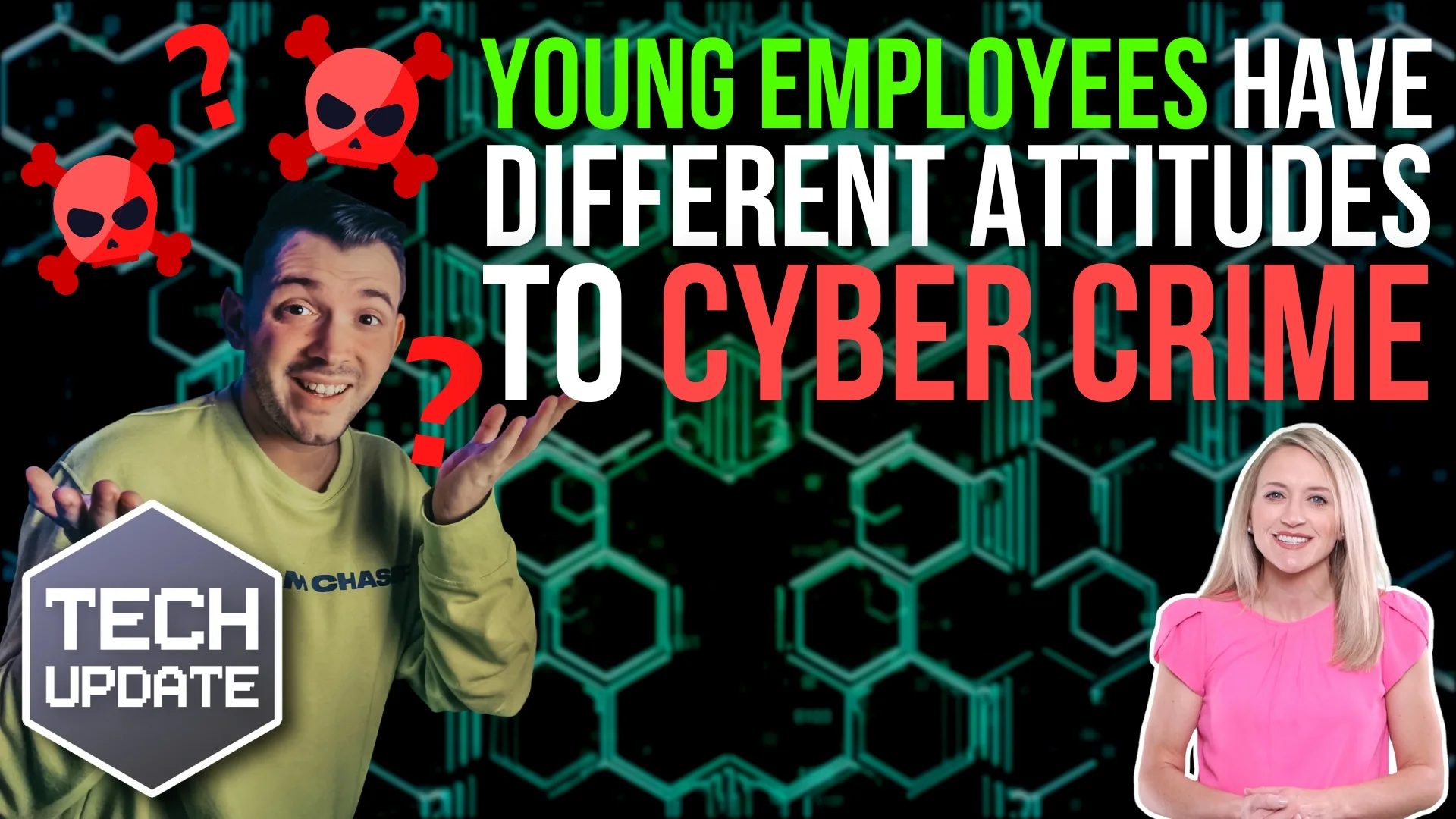 Young employees have different attitudes to cyber crime.