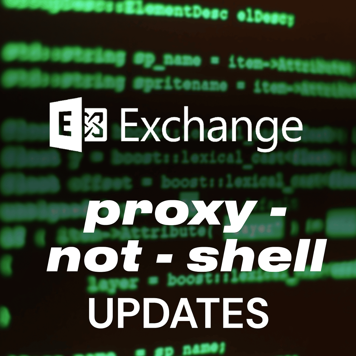 IT Support - Exchange proxy.