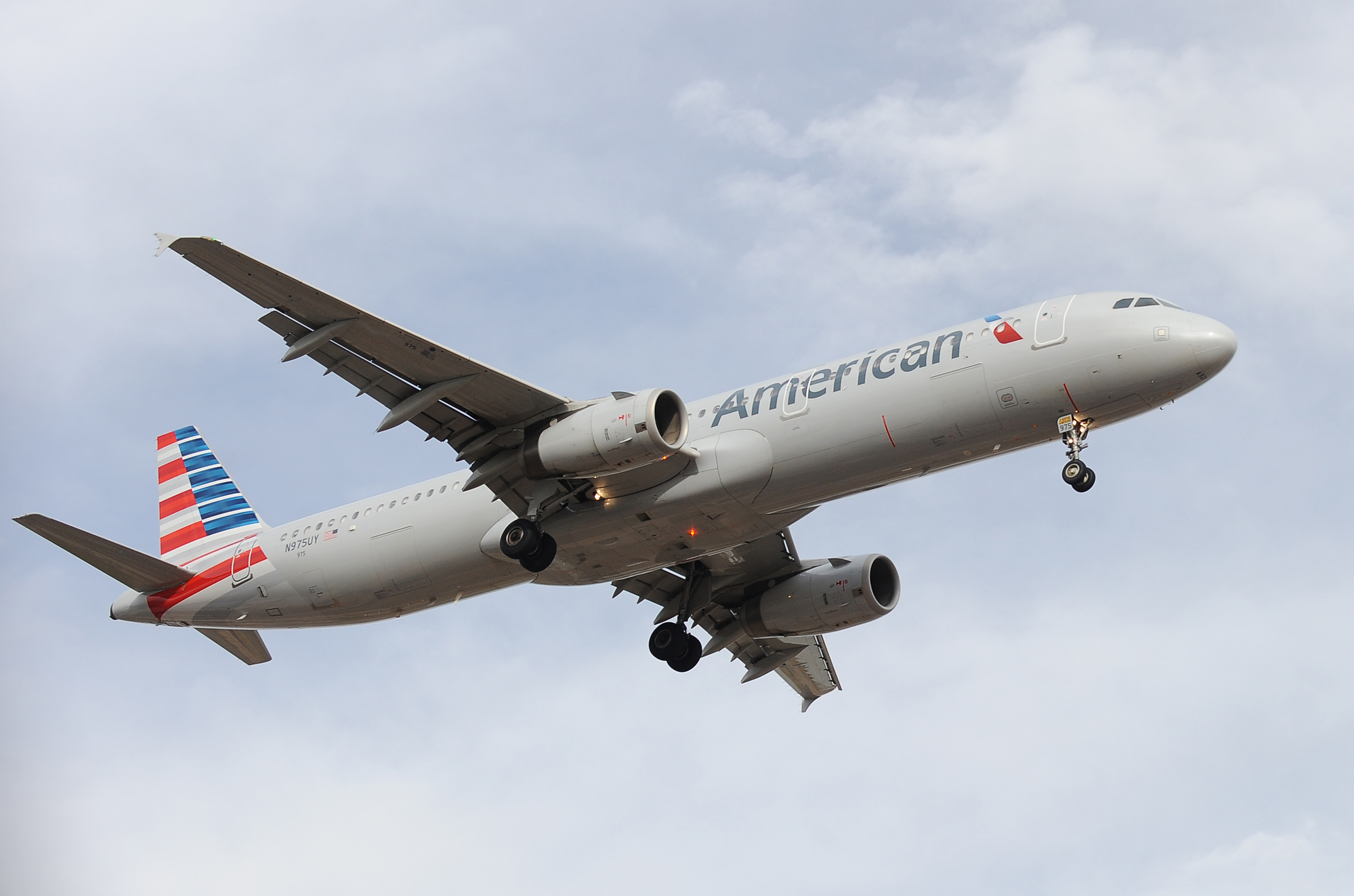 American Airlines aircraft landing at Sky Harbor Airport in Phoenix Arizona