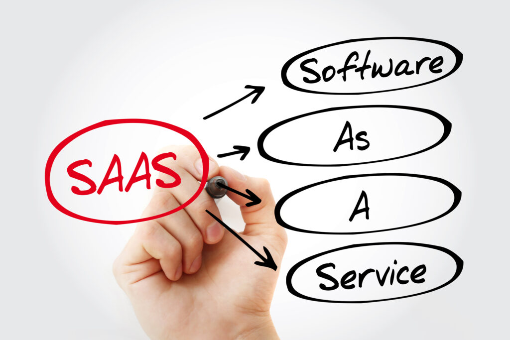 Saas - software as a service, acronym