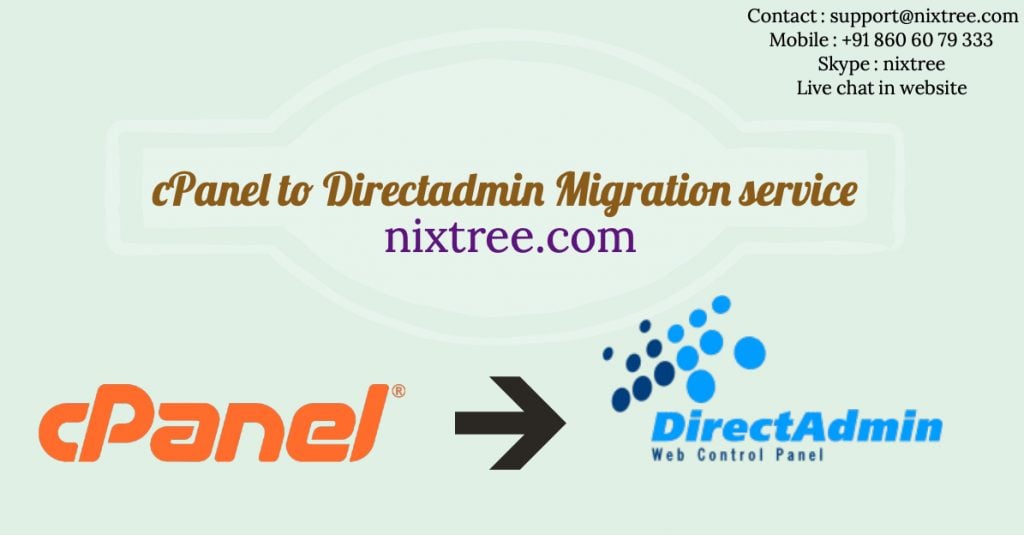 Cloud migration service for DirectAdmin panel.