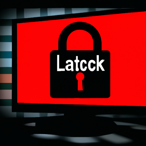 A computer screen displaying "latck" highlights the need for Cybersecurity Solutions.