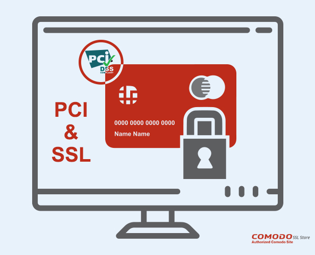A computer screen displaying pci and ssl keywords, indicating IT support or cloud integration for data recovery.