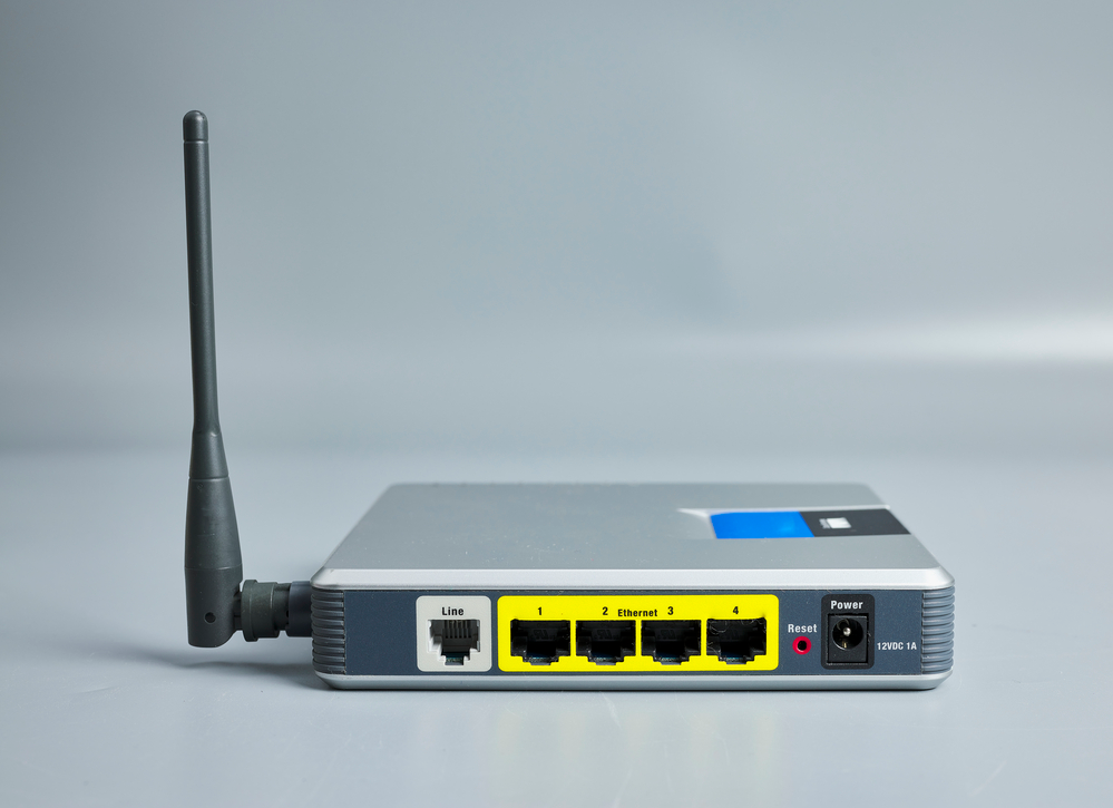 Routers connect and provide internet access when connected to a cable modem