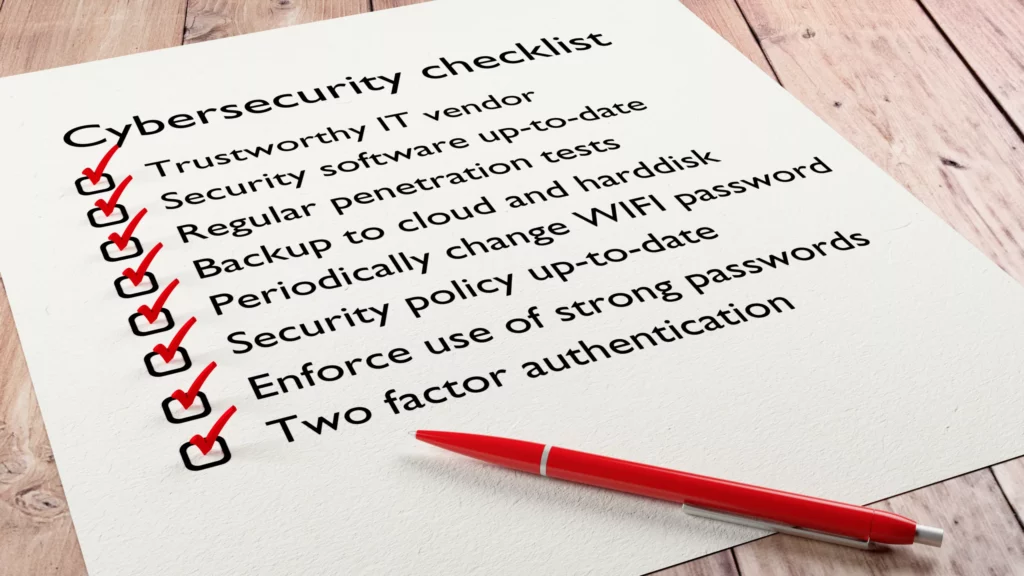CyberSecurity Assessment Checklist